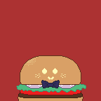 a portrait of said hamburger.